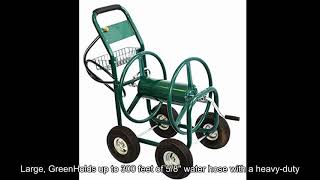 XtremepowerUS 96032 Hose Reel CART 300FT-XTREMEPOWERUS, Large, Green