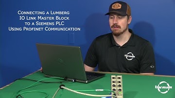 Lumberg IO-Link Master Block to PLC Using PROFINET