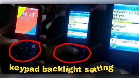keypad backlight setting on/off solution 🔥💥ll keypad light setting ll keypad light solution