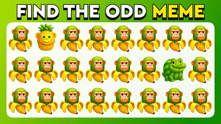 Find the ODD One Out - BRAINROT Extreme Challenge 🔥🤯 | Italian Meme Emoji Quiz