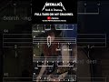 【BASS TAB】METALLICA - SEEK & DESTROY #shorts #basstabs #metallica