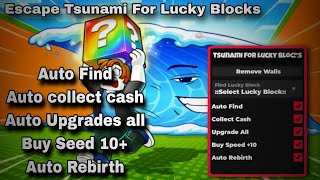 Escape Tsunami For Lucky Blocks Script - Find All Lucky Blocks & More - Pastebin 2026