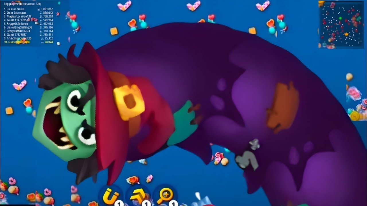 😱 Impossible Escape & Pro Moves! | Worms Zone.io Gameplay | AJX Playz