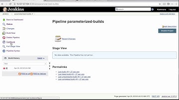 14 - Jenkins Pipeline script parameterized builds