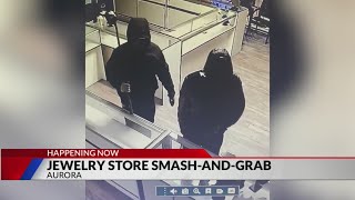 Aurora jewelry store break in caught on camera