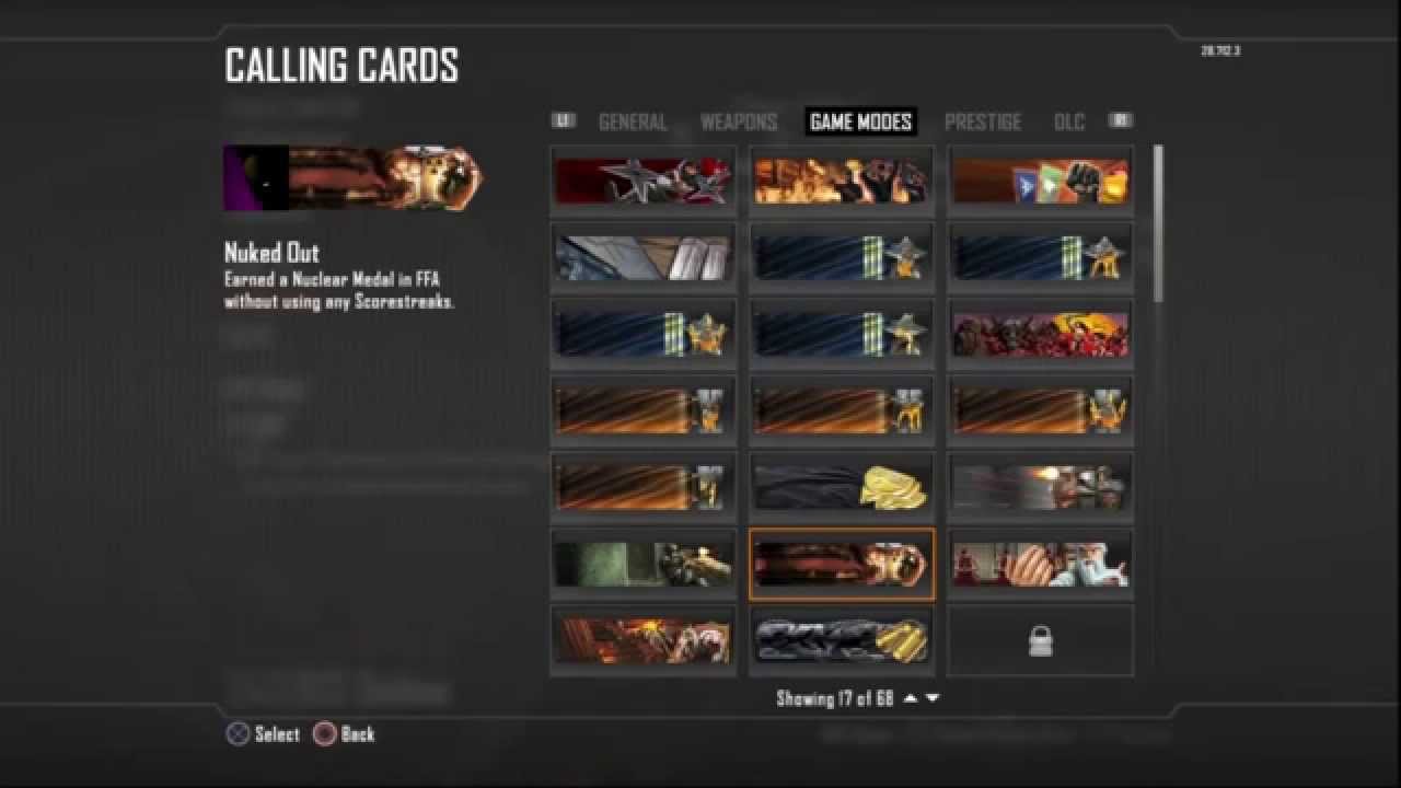 Bo2 Nuked Out Calling Card Youtube