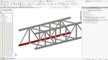 Structural Analysis - Using the bidirectional SDNF Interface of SolidSteel parametric for SOLIDWORKS