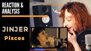 Vocal Coach Reacts to JINJER - Pisces (Live) - Singing Analysis