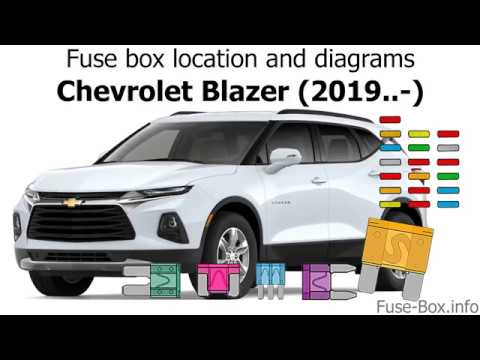 Fuse box location and diagrams: Chevrolet Blazer (2019 ... 72 blazer fuse box 