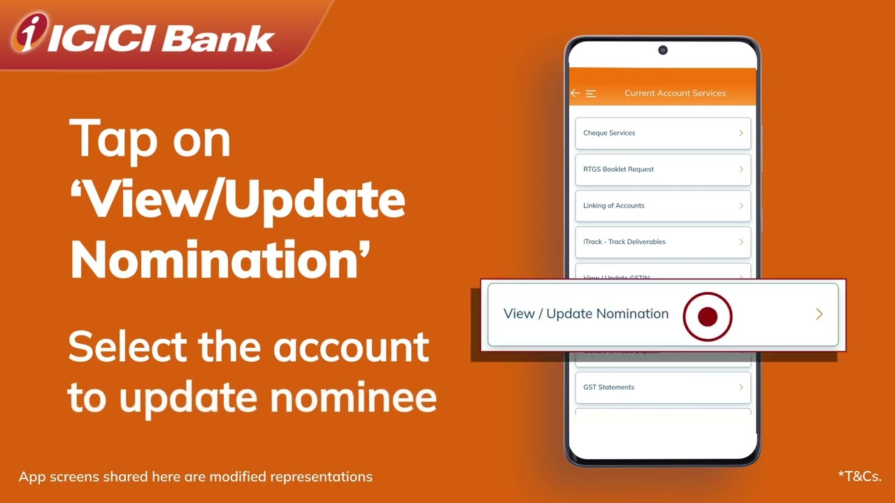 Simple steps to update or add a nominee to your current account