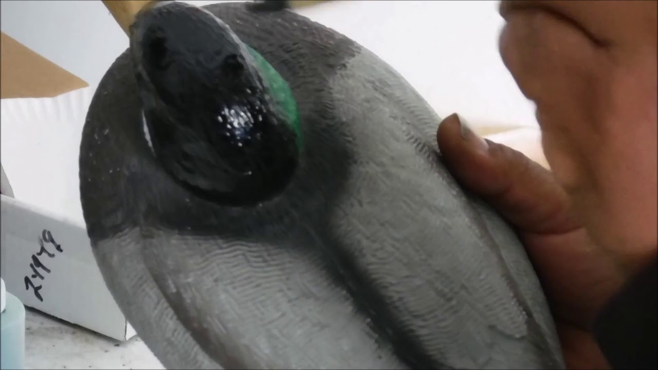 flocking my decoys for the season YouTube