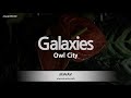 Owl City-Galaxies (Melody) [ZZang KARAOKE]