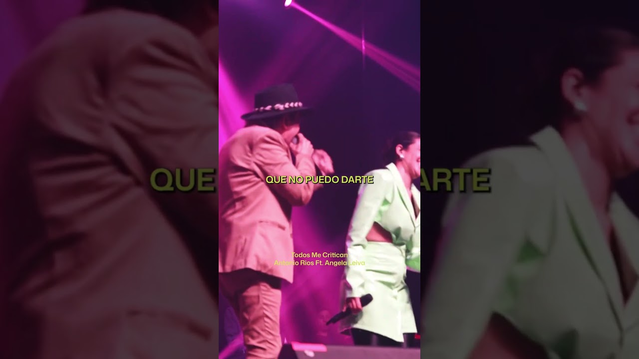 ¿Quién más canta este temazo? 🎤 Antonio Ríos & Ángela Leiva - "Todos Me Critican" 💃🔥