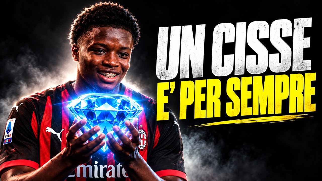 Copertina del video YouTube: 😍 💎 TRIPLETTA DA RECORD! CISSÉ SI PRENDE IL MILAN