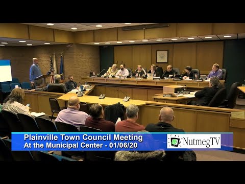 Plainville Town Council Meeting - 1/6/20 - YouTube