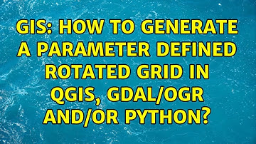 GIS: How to generate a parameter defined rotated grid in QGIS, GDAL/OGR and/or Python?