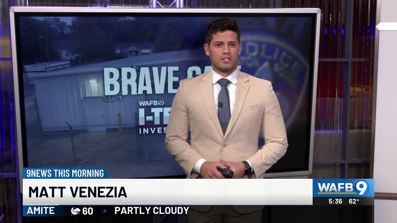 Discussing Brave Cave settlements at Metro Council meeting