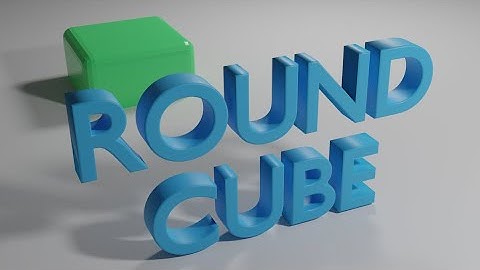 Blender Beginner Tutorial round cube hindi