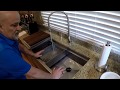 Workstation farmhouse sinks in stainless or copper demonstration by Rachiele Workstation farmhouse sinks in stainless or copper demonstration by Rachiele