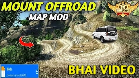Latest Map Mod Bussid 3.7- New MountainOffroad Map Mod For Bus SimulatorIndonesialBussid Mod Map