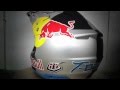 Troy Lee Designs Painting Tyler Medaglia's Red Bull Helmet