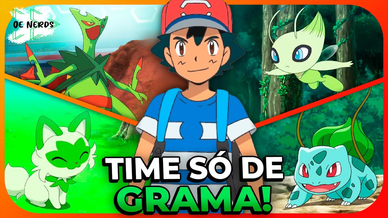 10 Pokémon de grama que devem ser de tipos diferentes com base em seus  designs