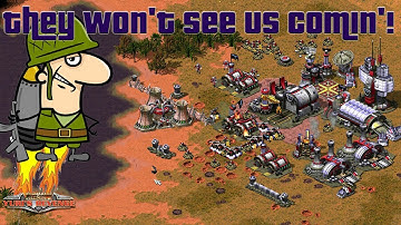 1v5 BRUTAL AI - SPRAWLING LAKE ( Command & Conquer -Yuris Revenge )