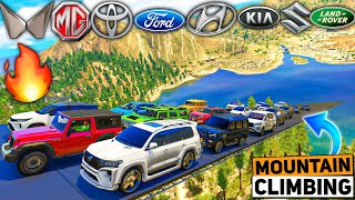 GTA 5: WILD INDIAN CARS 🔥 IMPOSSIBLE MOUNTAIN CLIMBING 🏞️ + RIVER WATER TRACK 🌊 GTA 5 MODS!