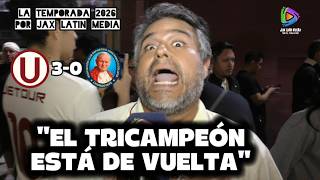 UNIVERSITARIO DE DEPORTES FANS' REACTIONS AFTER VICTORY AGAINST JUAN PABLO II
