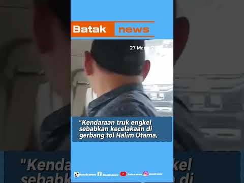 Kecelakaan Beruntun di Gerbang Tol Halim #Tolhalim #bekasi