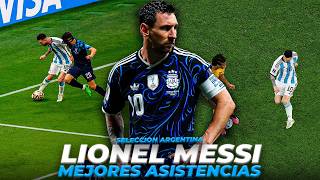 THE BEST ASSISTS BY LIONEL MESSI FOR THE ARGENTINE NATIONAL TEAM