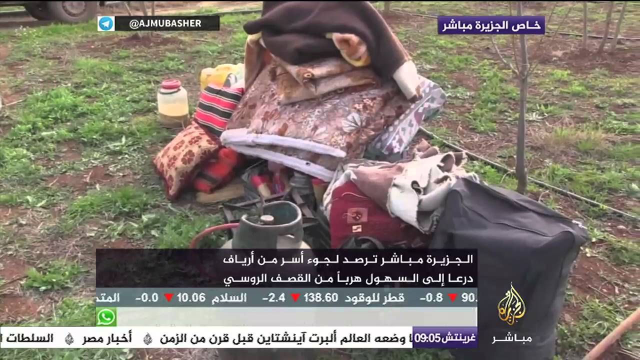 حياة السوريين وسط الزراعات والسهول في أرياف درعا هربًا من القصف الروسي