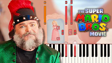 Peaches - PIANO PART ONLY - The Super Mario Bros. Movie | Tutorial