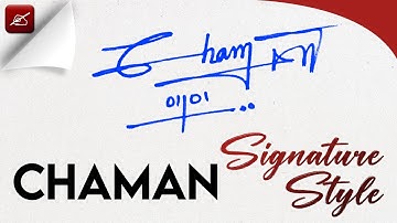 ✔️ Chaman Name Signature Style | C signature ideas | How to make c signature | C signature styles