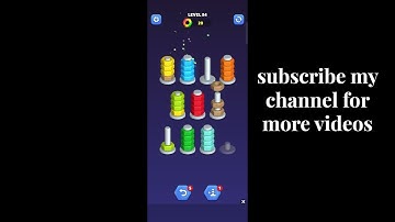 Nut Sort-Color Puzzle Game Level 84 Walkthrough ✅