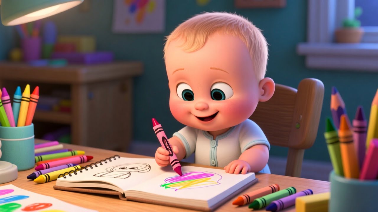 Study Time Quiet Desk 📚✨ Fun Learning Song | ABC & 123 for Kids