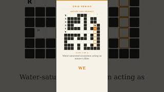Can you beat the timer Nature and Animals crossword quiz #Shorts
