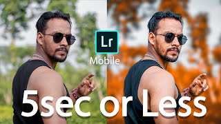 Best of Lightroom Mobile Moody Orange Effect in 5sec or Less screenshot 3