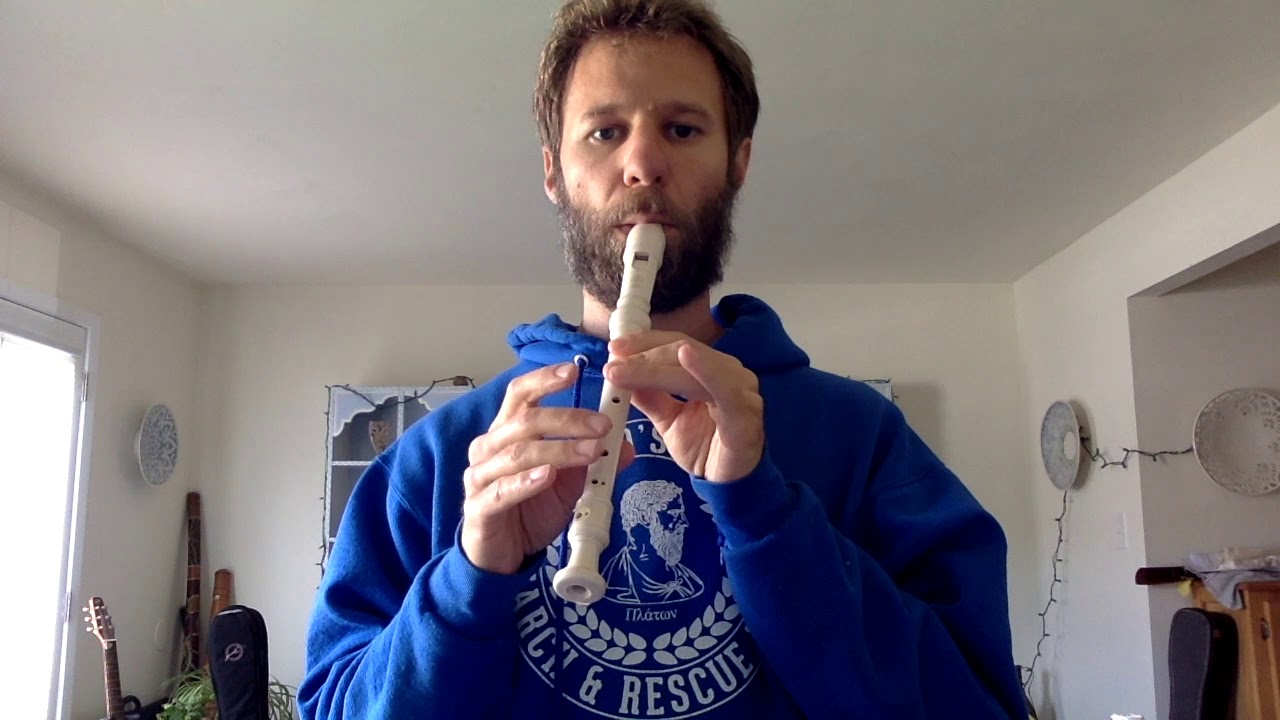 Auld Lang Syne on Recorder