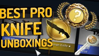 CS:GO - Best Pro KNIFE UNBOXING REACTIONS (CSGO Case Opening)