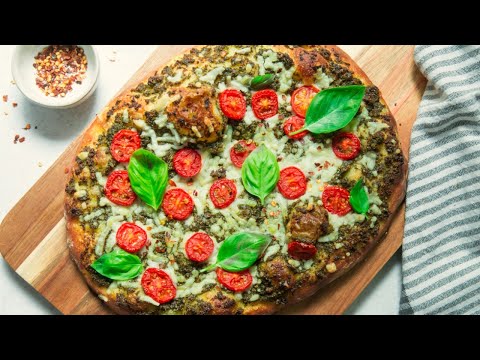 Video: Pizza Vegetarian Dengan Jamur Liar Dan Pesto