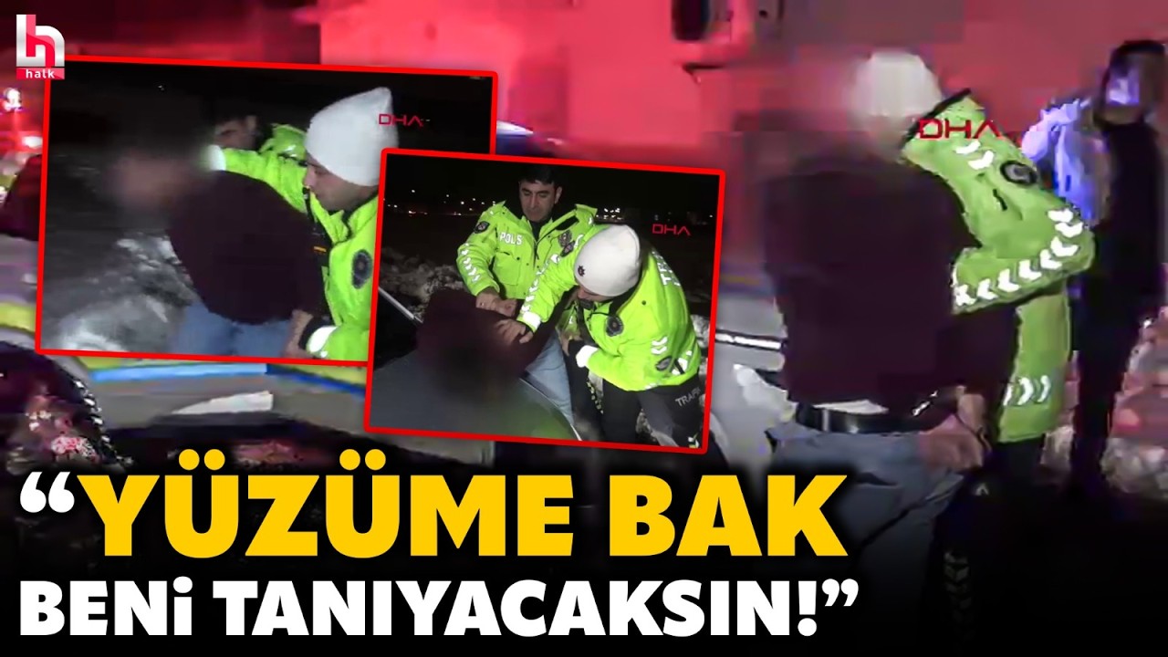 Burası Teksas değil Erzurum! Polis ile trafikten men edilen araçla kaçan sürücü arasında kovalamaca!