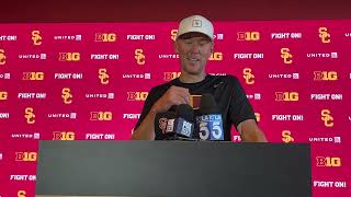 USC Rutgers Week: HC Lincoln Riley on raising the floor of the team, Jide Abasiri and kickers