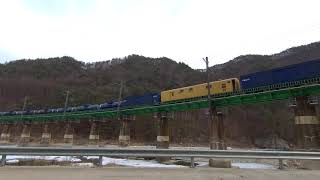 [4K 60fps] 20220228 142504 8500호대 중련 황산화물 3967열차