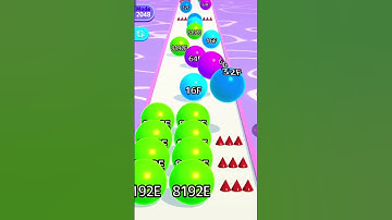 Ball Run 2048 - Gameplay Walkthrough Part 696B Infinity Mode New Best Record 4096AN (iOS, Android)