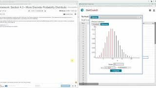 Crafton Hills CC - Chapter 4 3 number 8 using STATCRUNCH