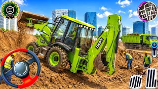 City Road Construction Side Simulator Game! All Heavy Vehicle Construction 2026 -Android Gameplay screenshot 3