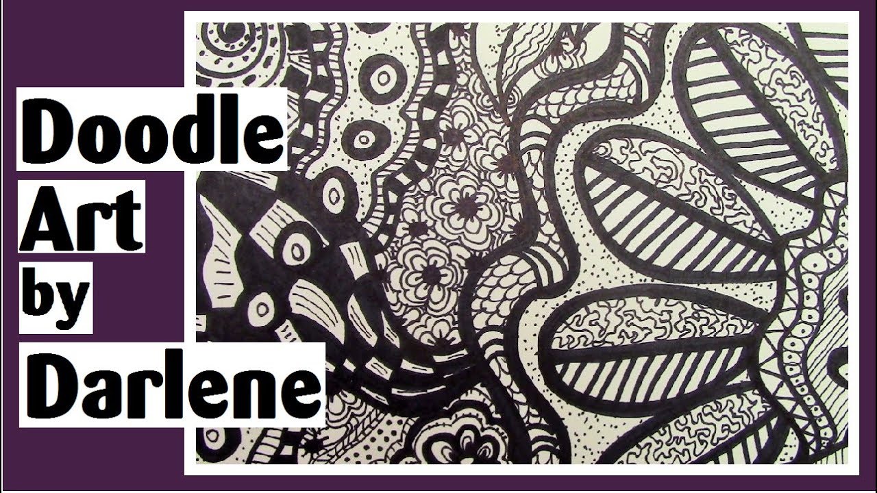 DOODLE RELOAD Doodle Art by Darlene 22 (from 1/3/16) Drawing in