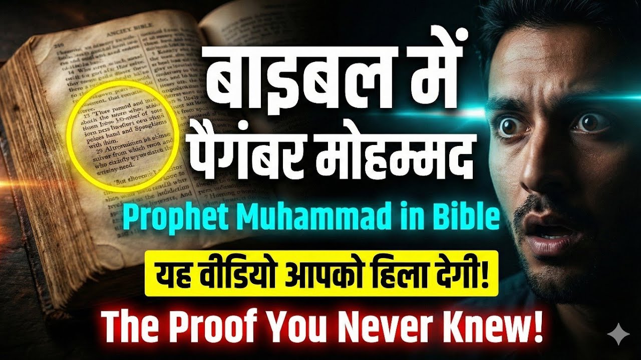 Bible में पैगंबर मोहम्मद? असली सच जानिए! | Prophet Muhammad in Bible Proof #islamicknowledge #quran
