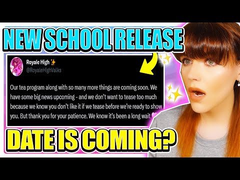 NEW SCHOOL RELEASE DATE ANNOUNCEMENT IS FINALLY COMING SOON?! Everything We Know! Royale High - NEW SCHOOL RELEASE DATE ANNOUNCEMENT IS FINALLY COMING SOON?! Everything We Know! Royale High